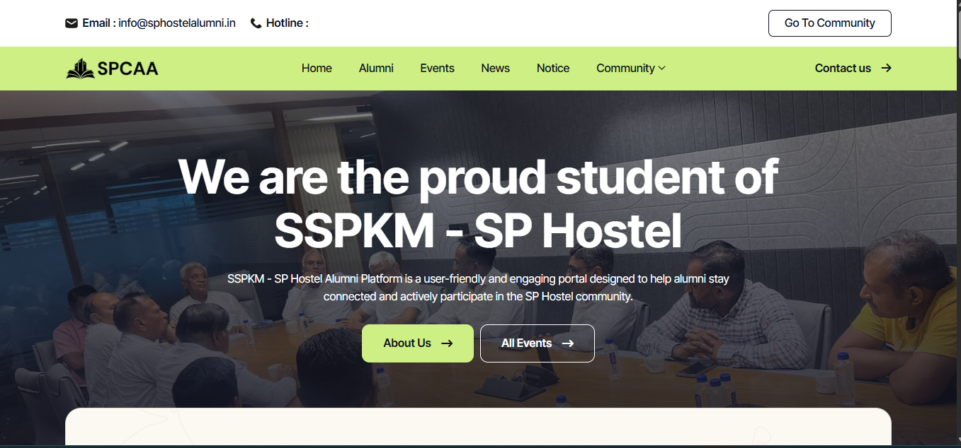 SPCAA Website Launch